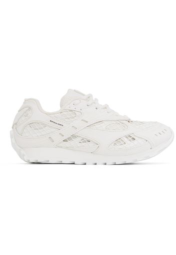 Bottega Veneta White & Off-White Orbit Sneakers