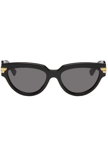 Bottega Veneta Black Cat-Eye Sunglasses