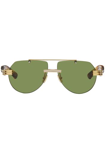 Bottega Veneta Silver & Gold BV1342S Sunglasses