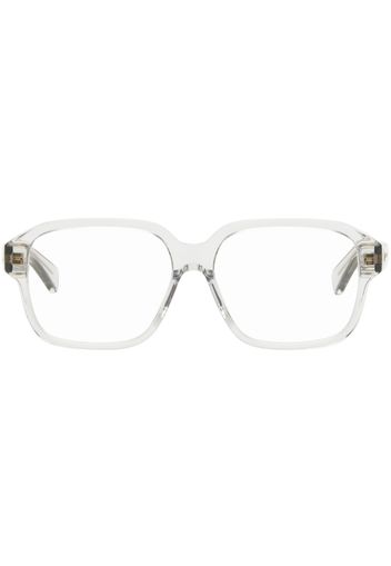 Bottega Veneta Transparent Square Glasses