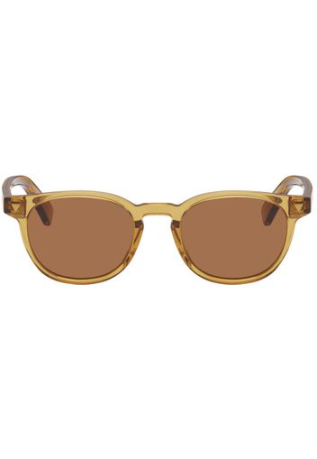 Bottega Veneta Orange Panthos Sunglasses