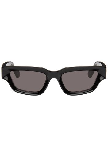 Bottega Veneta Black Rectangular Sunglasses