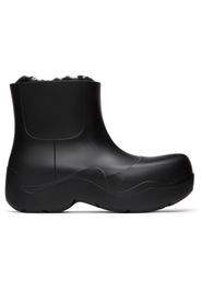 Bottega Veneta Black Shearling Puddle Boots