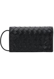 Bottega Veneta Black Wallet On Strap Bag