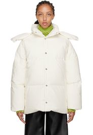 Bottega Veneta Off-White Puffer Down Jacket