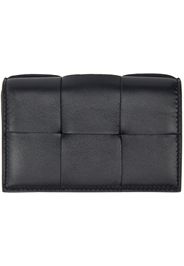 Bottega Veneta Navy Business Card Case