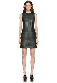 Bottega Veneta Khaki Intrecciato Minidress