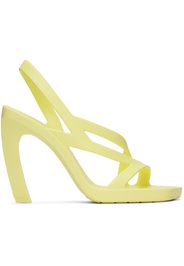 Bottega Veneta Yellow Jimbo Heeled Sandals