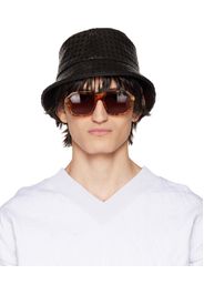 Bottega Veneta Black Intrecciato Bucket Hat