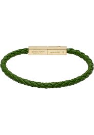 Bottega Veneta Green Braid Bracelet