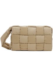 Bottega Veneta Beige Large Padded Tech Cassette Bag