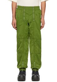 Bottega Veneta Green Zipped Trousers