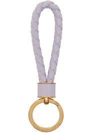 Bottega Veneta Purple Intreccio Keyring