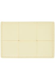 Bottega Veneta Yellow Cassette Card Holder