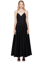 Bottega Veneta Black Metal Drops Maxi Dress