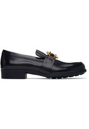 Bottega Veneta Navy Monsieur Loafers