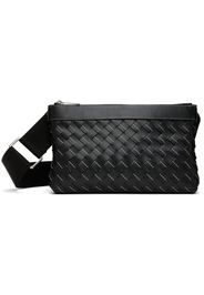 Bottega Veneta Black Intrecciato Convertible Pouch