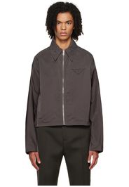 Bottega Veneta Gray Triangle Pocket Jacket