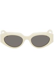 Bottega Veneta Beige Facet Sunglasses