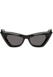 Bottega Veneta Black Pointed Cat-Eye Sunglasses