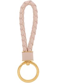 Bottega Veneta Pink Intreccio Key Ring