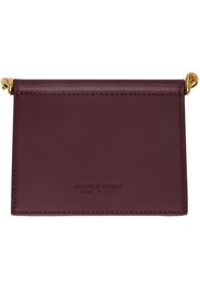 Bottega Veneta Burgundy Solstice Card Holder