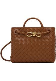 Bottega Veneta Brown Small Andiamo Bag