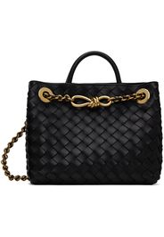 Bottega Veneta Black Small Andiamo Chain Bag