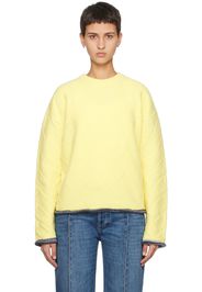 Bottega Veneta Yellow Intreccio Sweater