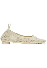 Bottega Veneta Off-White Atomic Ballerina Flats