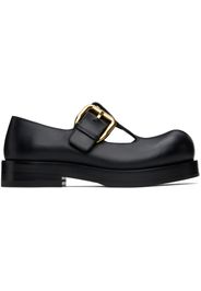 Bottega Veneta Black Helium Mary-Jane Loafers