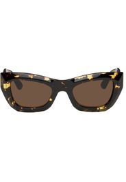 Bottega Veneta Tortoiseshell Cat-Eye Sunglasses