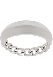 Bottega Veneta Silver Chain Detail Ring