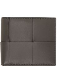 Bottega Veneta Gray Cassette Bi-Fold Wallet