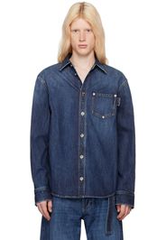 Bottega Veneta Indigo Faded Shirt