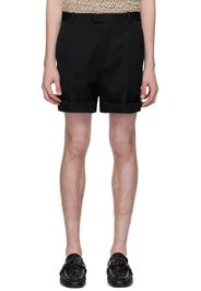 Bottega Veneta Black Sartorial Shorts