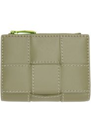 Bottega Veneta Green Cassette Small Bi-Fold Wallet