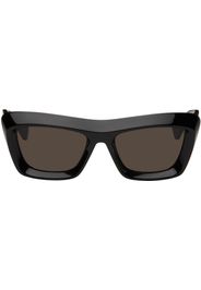 Bottega Veneta Black Cat-Eye Sunglasses