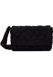 Bottega Veneta Black Small Rumple Messenger Bag