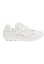 Bottega Veneta White & Off-White Orbit Sneakers