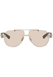 Bottega Veneta Silver & Gold BV1342S Sunglasses