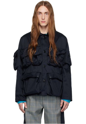 Botter Navy Utility Pocket Jacket