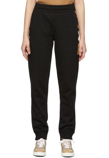 Burberry Black Check Lounge Pants