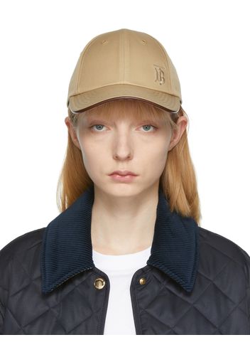 Burberry Beige Monogram Motif Baseball Cap