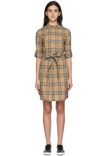 Burberry Beige Cotton Giovanna Dress