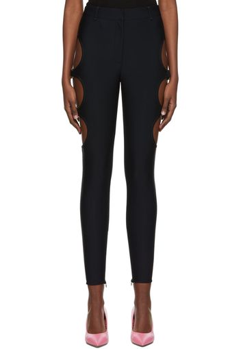 Burberry Black Nylon Leggings