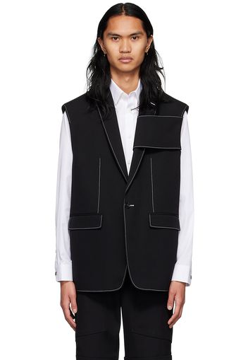 Burberry Black Wool Blazer