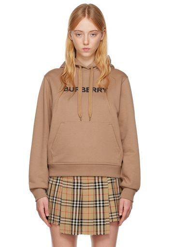 Burberry Brown Bonded Hoodie