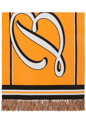 Burberry Orange Organic Cotton Scarf