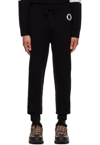 Burberry Black Appliqué Trousers